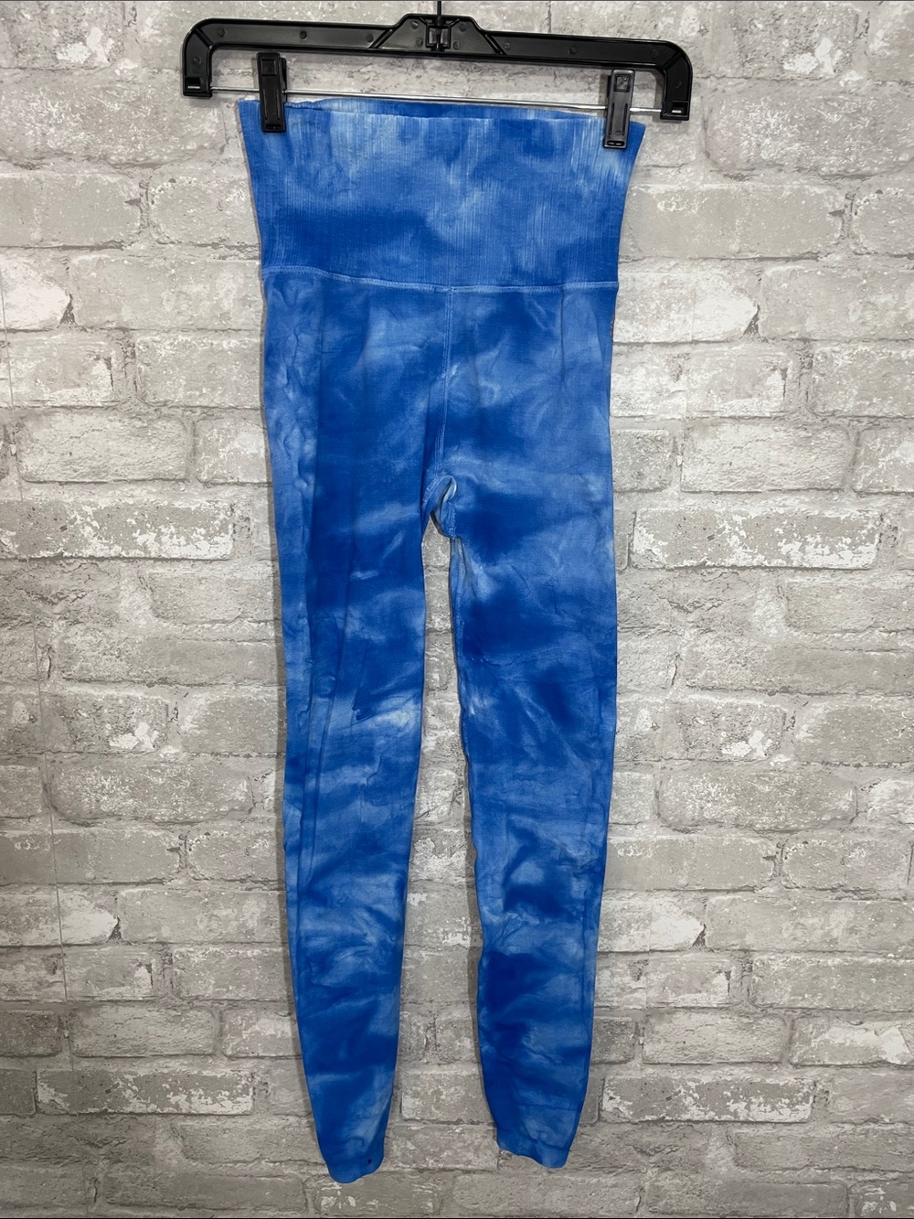 Free People Movement Blue Tie-Dye High-Waist Leggings